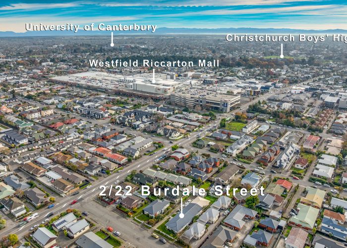  at 2/22 Burdale st, Riccarton, Christchurch City, Canterbury