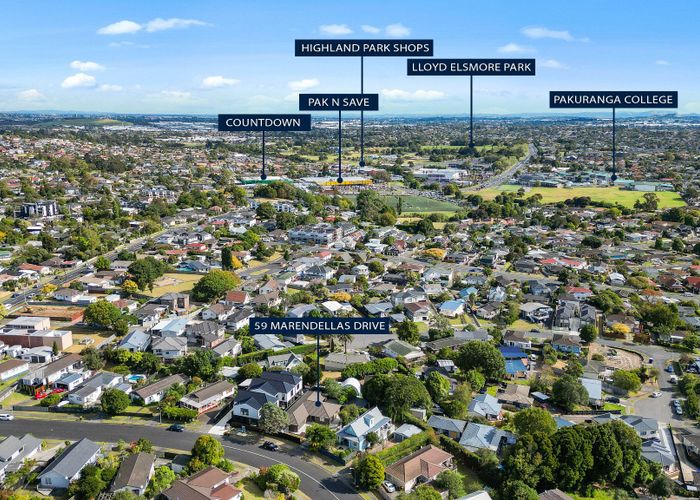  at 59 Marendellas Drive, Bucklands Beach, Manukau City, Auckland