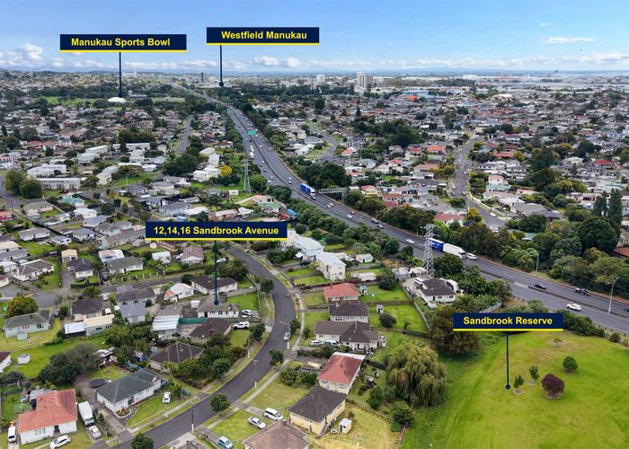  at 12,14,16 Sandbrook Avenue, Otara, Manukau City, Auckland