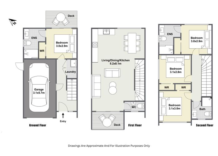  at 3/6 Woodhouse Place, West Harbour, Waitakere City, Auckland