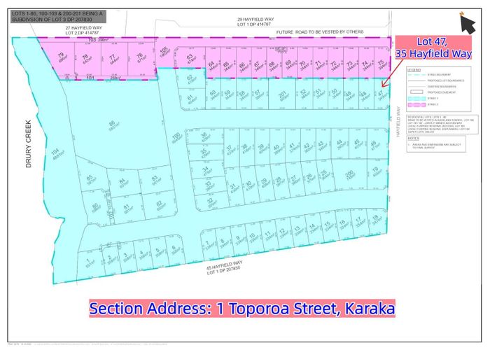  at Lot 47, 35 Hayfield Way, Karaka, Franklin, Auckland