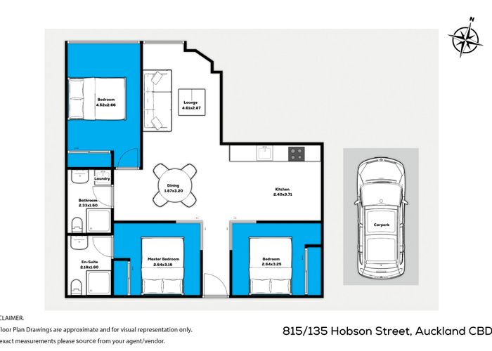  at 815/135 Hobson Street, City Centre, Auckland City, Auckland