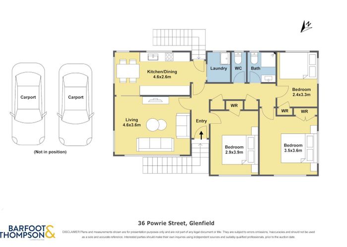  at 36  Powrie Street, Glenfield, North Shore City, Auckland