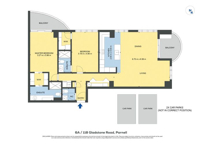  at 6A/118 Gladstone Road, Parnell, Auckland City, Auckland