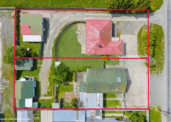  at 114 and 116 Old Renwick Road, Springlands, Blenheim, Marlborough