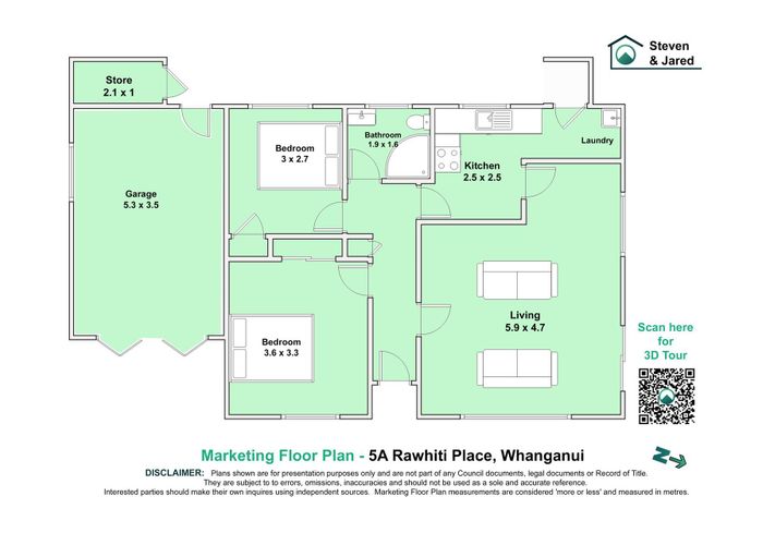  at 5A Rawhiti Place, Saint Johns Hill, Whanganui, Manawatu / Whanganui