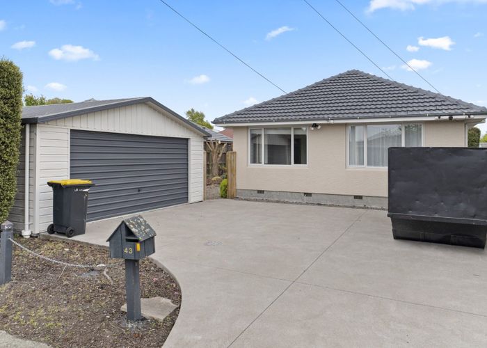  at 43 Daniels Road, Redwood, Christchurch City, Canterbury