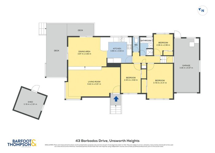  at 43 Barbados Drive, Unsworth Heights, Auckland