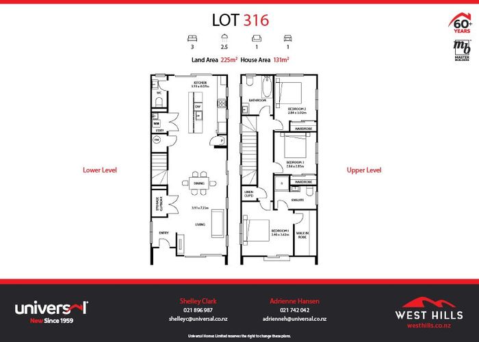  at Lot 316 - 23 Terapeke Crescent, Westgate, Waitakere City, Auckland
