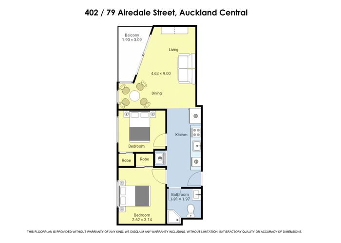  at 402/79 Airedale Street, City Centre, Auckland City, Auckland