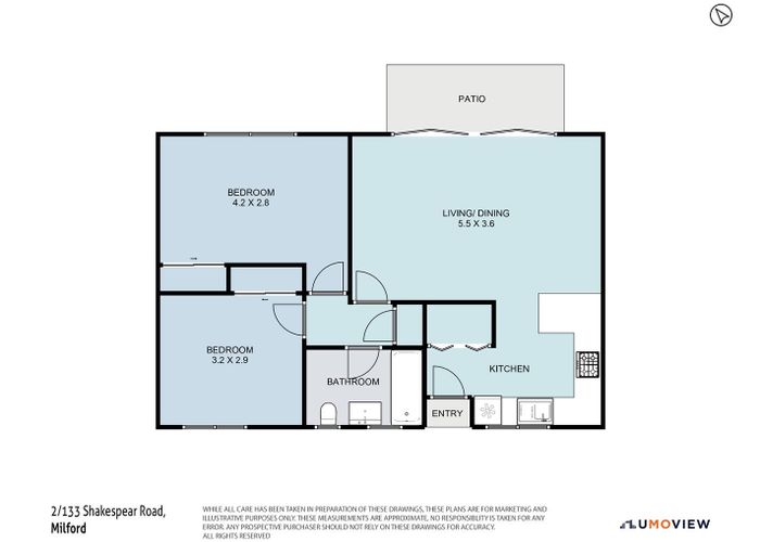  at 2/133 Shakespeare Road, Milford, Auckland
