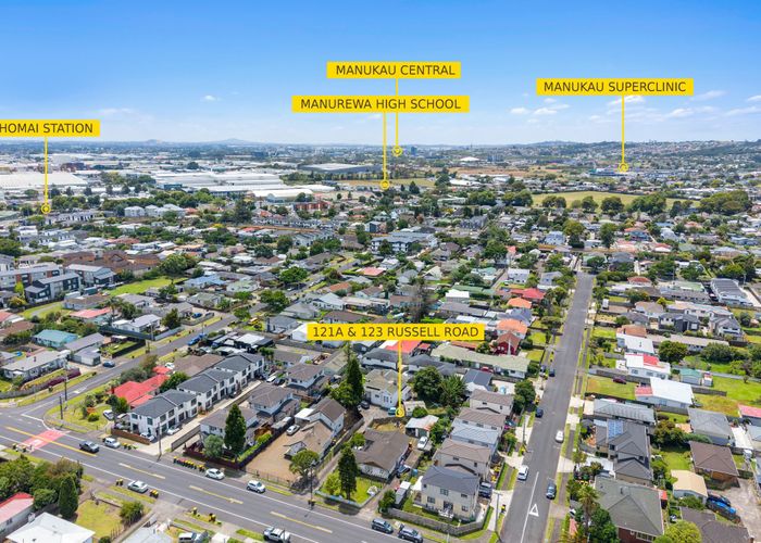  at 121A-123 Russell Road, Manurewa, Manukau City, Auckland