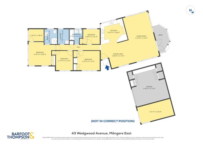  at 43 Wedgwood Avenue, Mangere East, Manukau City, Auckland