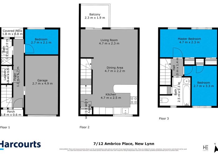  at 7/12 Ambrico Place, New Lynn, Waitakere City, Auckland