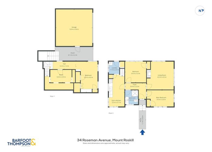  at 34 Roseman Avenue, Mount Roskill, Auckland City, Auckland