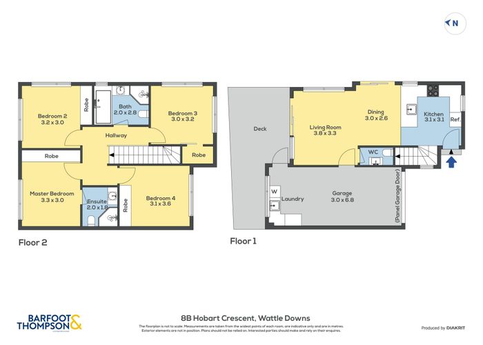  at 8B Hobart Crescent, Wattle Downs, Manukau City, Auckland