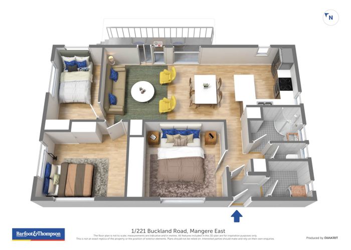  at 1/221 Buckland Rd, Mangere East, Auckland