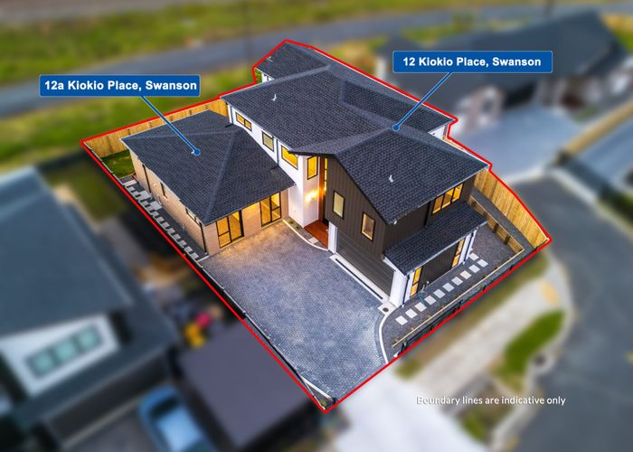  at 12 & 12a Kiokio Place, Swanson, Waitakere City, Auckland