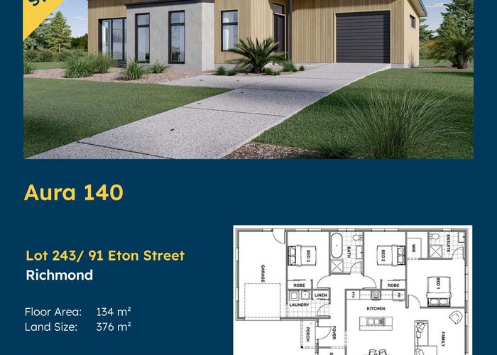  at 91 Eton Street, Richmond, Tasman, Nelson / Tasman