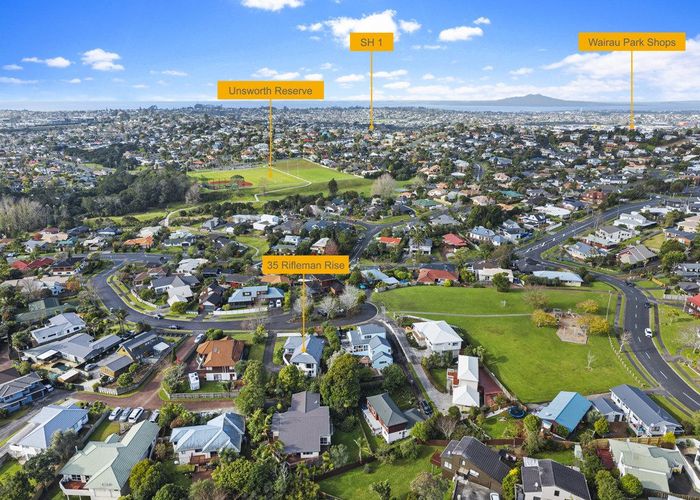  at 35 Rifleman Rise, Unsworth Heights, North Shore City, Auckland
