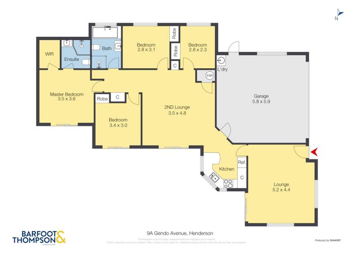  at 9A Gendo Avenue, Henderson, Waitakere City, Auckland