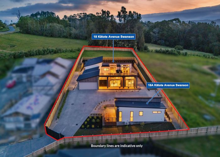  at 18 & 18a Katote Avenue, Swanson, Waitakere City, Auckland