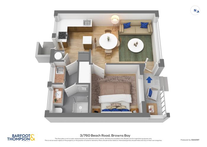  at 3/760 Beach Road, Browns Bay, Auckland