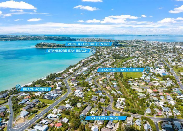  at 58 D'Oyly Drive, Stanmore Bay, Whangaparaoa