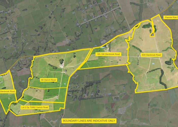  at 185 to 199/83A & 383 Glenbrook Road, Ostrich Road, Karaka, Franklin, Auckland