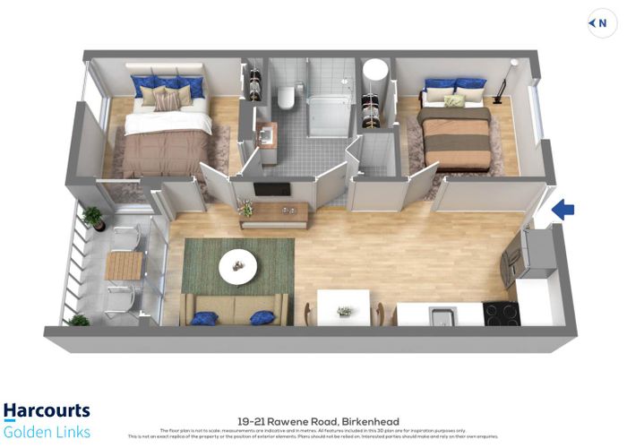  at 208/19 Rawene Road, Birkenhead, North Shore City, Auckland