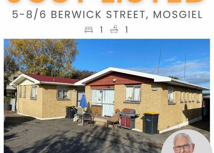  at 5, 6, 7, 8/6 Berwick Street, Mosgiel, Dunedin, Otago