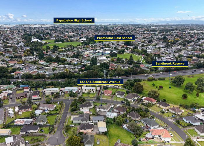  at 12,14,16 Sandbrook Avenue, Otara, Manukau City, Auckland