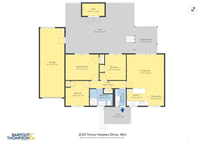  at 2/10 Trevor Hosken Drive, Wiri, Manukau City, Auckland