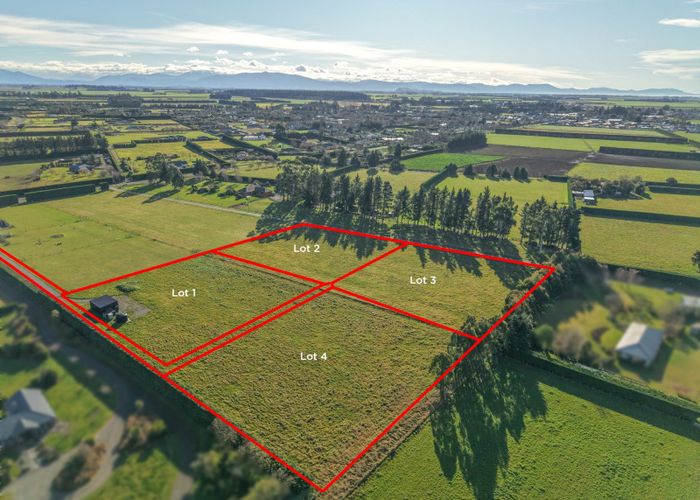  at Lots 1,2,3,4, 682A McLaughlins Road, Darfield, Selwyn, Canterbury