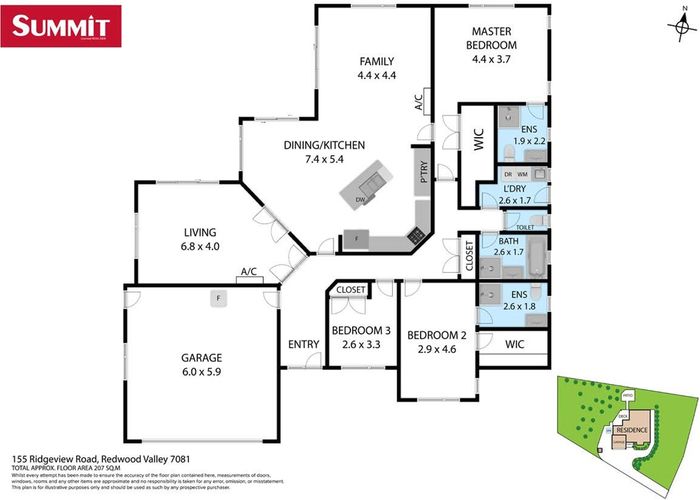  at 155 Ridgeview Road, Redwood Valley