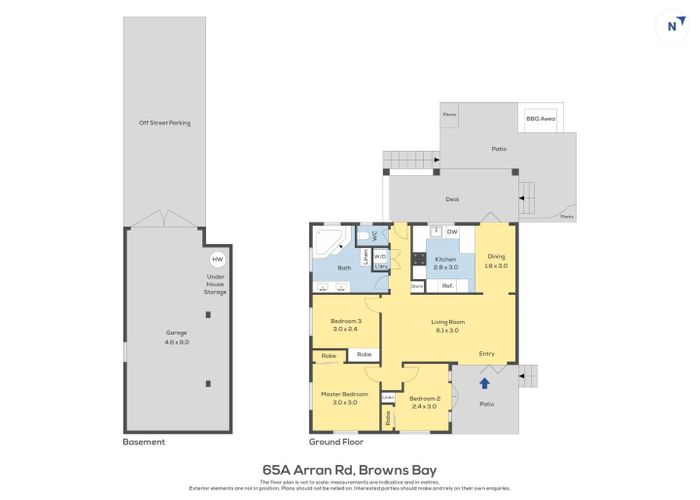  at 65A Arran Rd, Browns Bay, North Shore City, Auckland