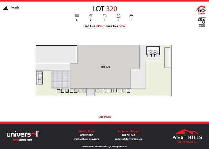  at Lot 320 - 15 Terapeke Crescent, Westgate, Waitakere City, Auckland