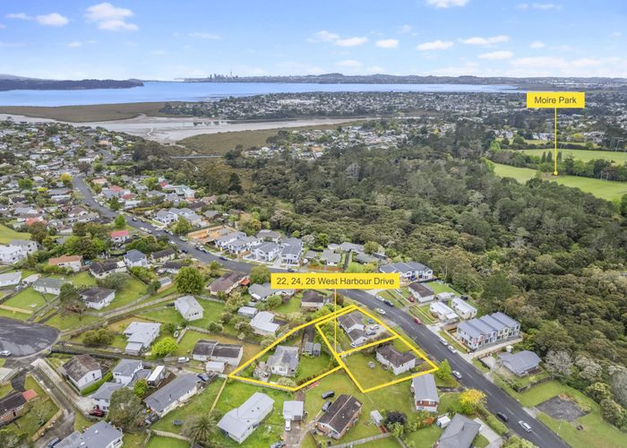  at 22 , 24 & 26 West Harbour Drive, West Harbour, Waitakere City, Auckland