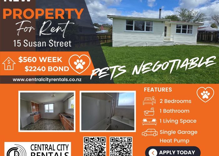  at 15 Susan Street, Pukehangi, Rotorua, Bay Of Plenty