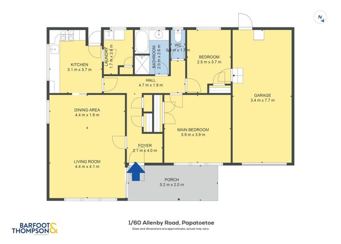 at 1/60 Allenby Road, Papatoetoe, Auckland