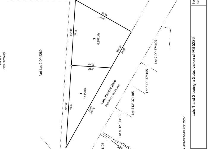  at Lot 1 27 Lake Brunner Road, Moana, Grey, West Coast