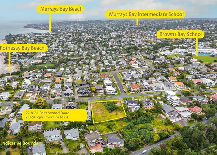  at 22 & 24 Beechwood Road, Rothesay Bay, North Shore City, Auckland