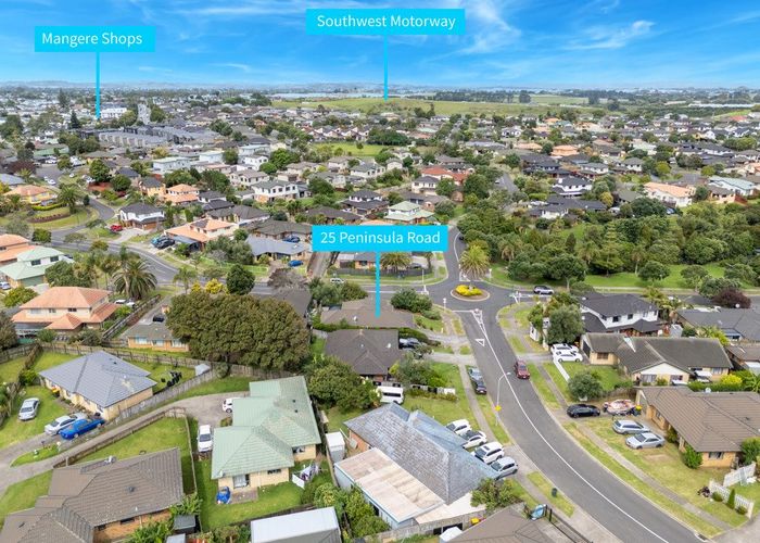  at 25 Peninsula Road, Mangere, Manukau City, Auckland