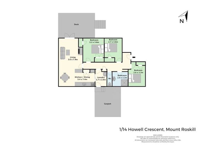  at 1/14 Howell Crescent, Mount Roskill, Auckland City, Auckland