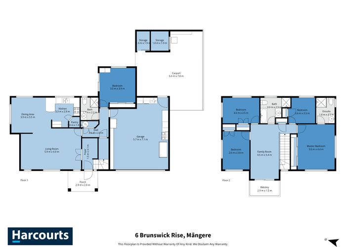  at 6 Brunswick Rise, Mangere, Manukau City, Auckland