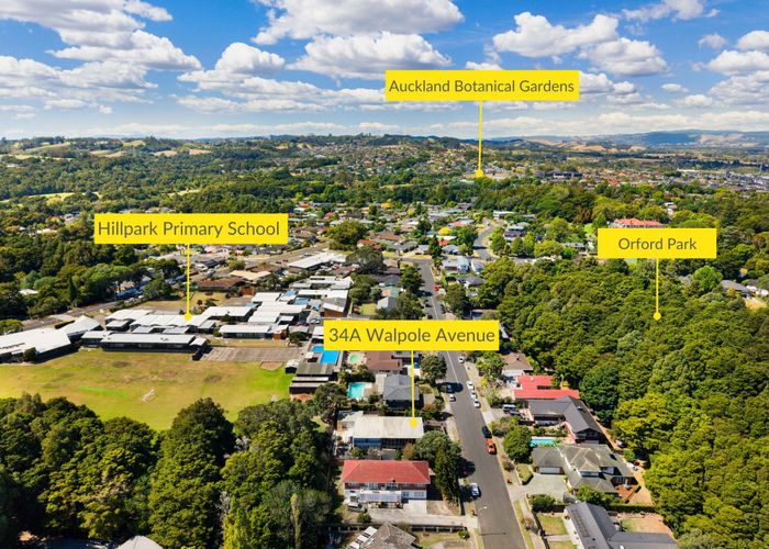  at 34A Walpole Avenue, Hillpark, Auckland
