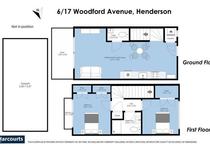  at 6/17 Woodford Avenue, Henderson, Waitakere City, Auckland