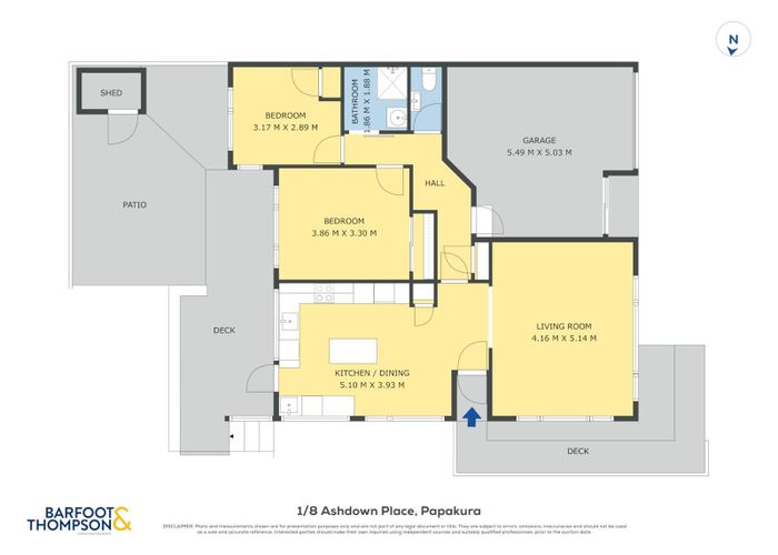  at 1/8 Ashdown Place, Papakura, Papakura, Auckland