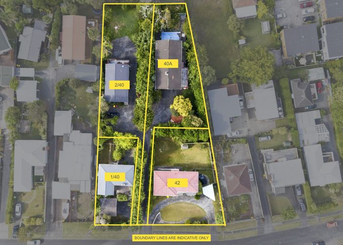  at 40/1 , 40/2, 40A & 42 Savoy Road, Glen Eden, Waitakere City, Auckland