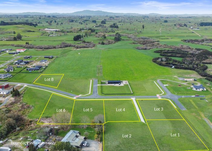  at Lots 1-6 & 8 Collinson Street, Pirongia, Waipa, Waikato
